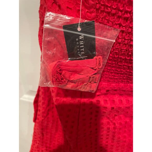 NWT WHBM strapless eyelet fit and flare paradise dress size 00 - Picture 9 of 9